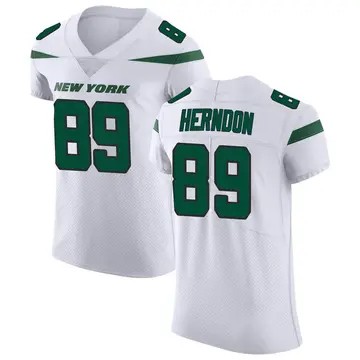 Chris Herndon New York Jets Game Jersey - White