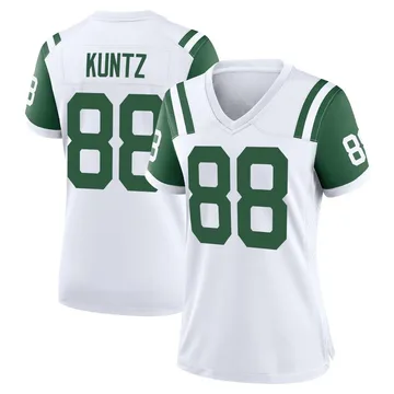 Women's Zack Kuntz New York Jets Game White Classic Alternate Jersey