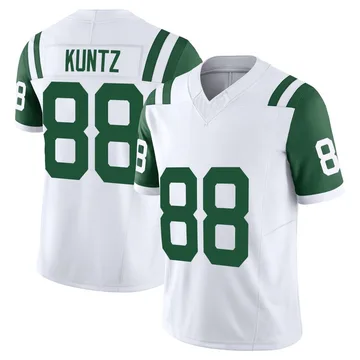 Youth Zack Kuntz New York Jets Limited White Classic Alternate Vapor F.U.S.E. Jersey